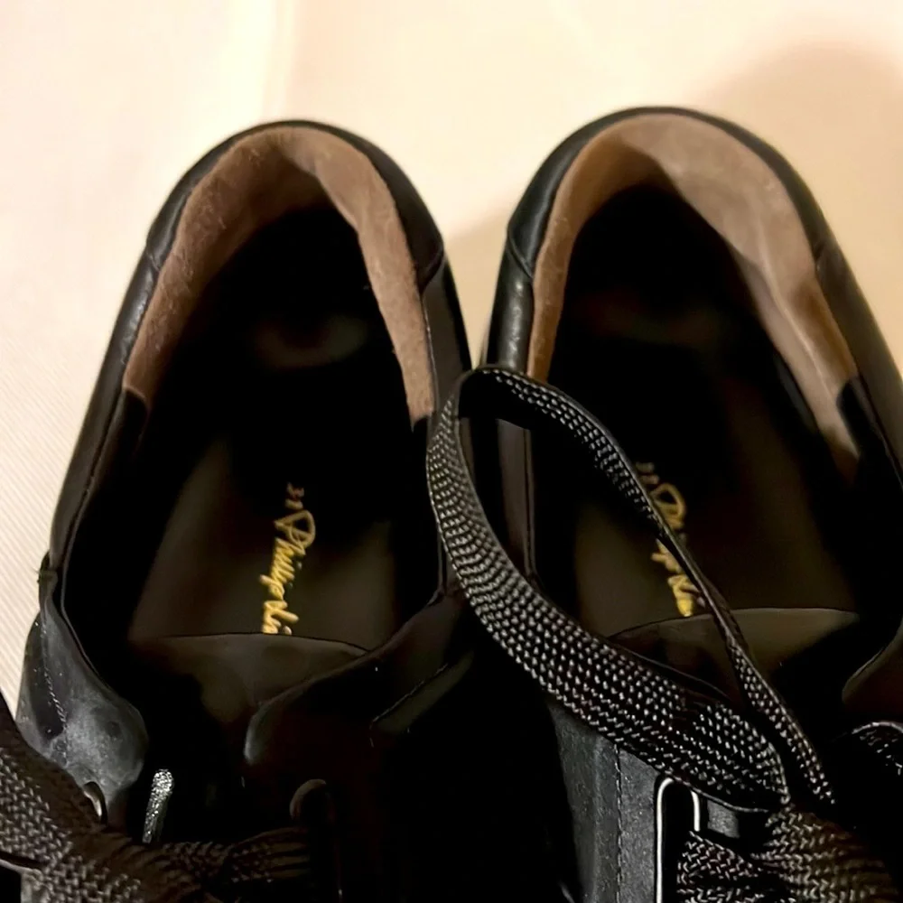 3.1 PHILLIP LIM. Black Sneakers. Leather and Satin. Size US-8, EU-39, NWOT